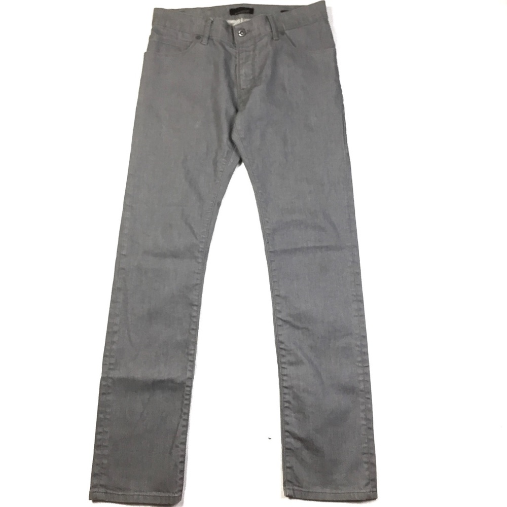Zara Man Black Tag Gray Denim Slim Jean